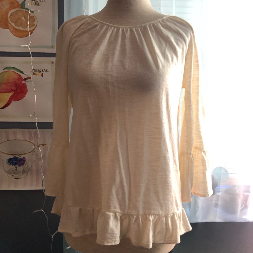 Cream Old Navy boho tunic Junior’s size 14